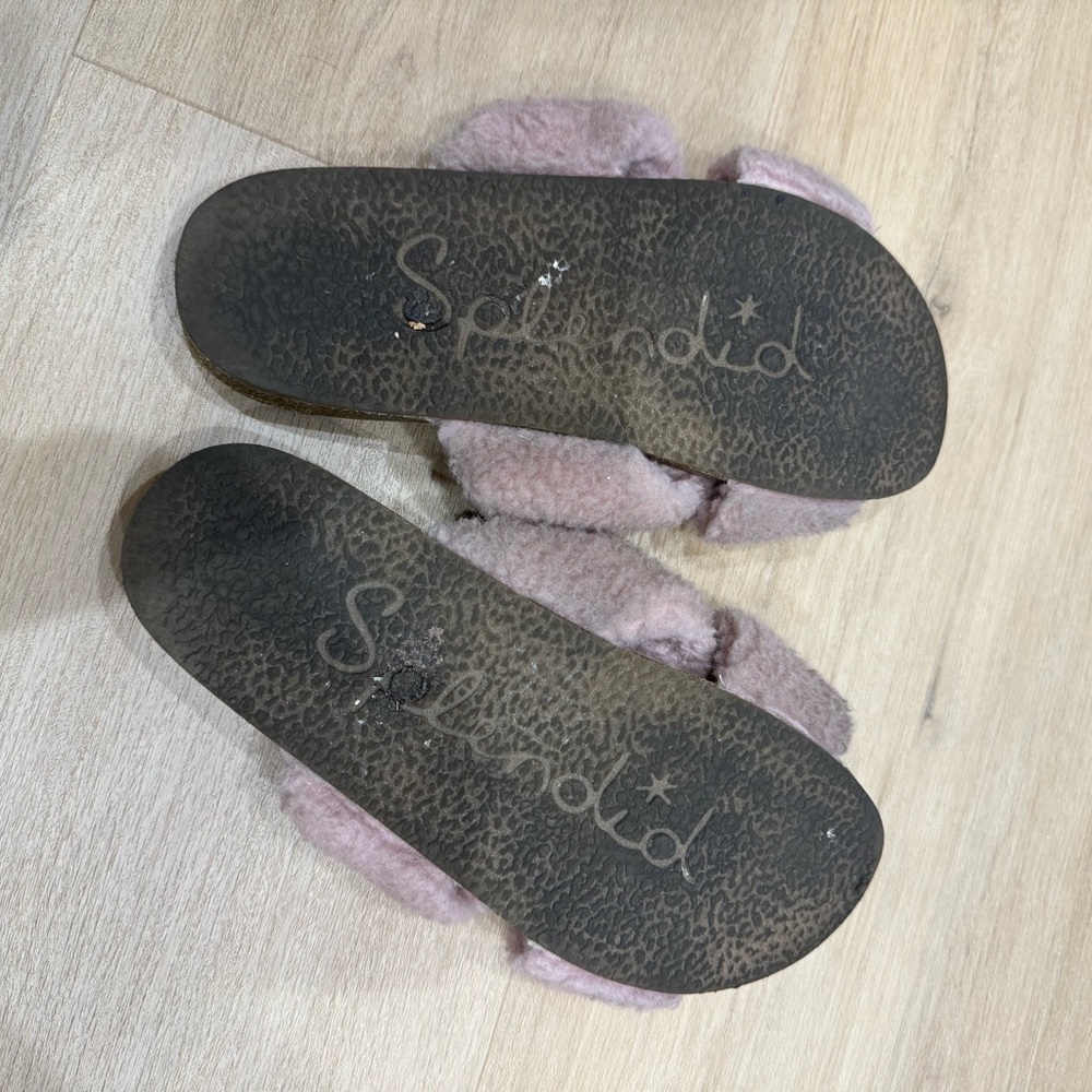 Splendid Rozi Shearling Footbed Sandals - Picture 9 of 9